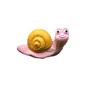 UNQCSA Simulation Small Snail Figurine Resin Cute  Animal Snail Model Crafts Creative Mini Ornament Outdoor