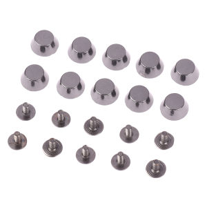 YAFEN 10sets Metal Bag Legs Bottom Rivets For DIY Leather Studs Bag Wear Protection Rivets For Bag Bottom Bag Belt Accessories