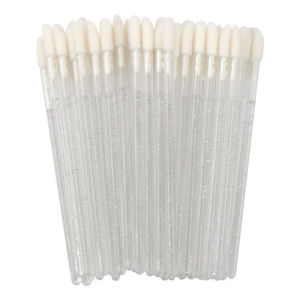 50pcs Berus Maskara Bibir Kosmetik Disposable Cotton Lip Brush Eyelash Lipstick Makeup Cleaning Brush一次性唇刷一包唇刷口红刷化妆刷