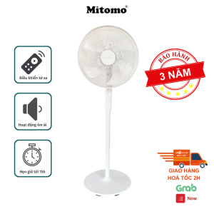Quạt đứng Mitomo FCE - 50AE MAX có điều khiễn từ xa hẹn giờ động cơ bạc đạn hoạt động siêu êm - Bảo hành 3 năm