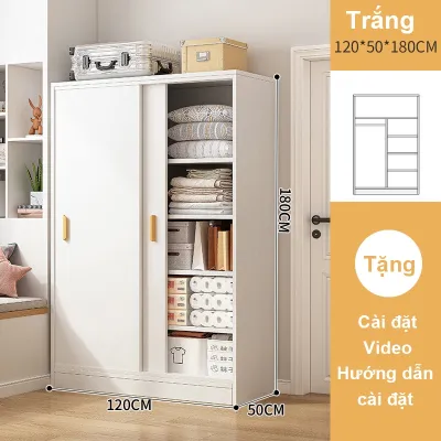 BMZAR Tủ quần áo gỗ cao cấp Đài Loan cánh lùa người lớn