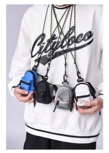 Mini Backpack For Apple Airpods Pro & Gen 1 2 3 Buds Earbuds Earphones (Small Carry Bag For Power Bank Money Note Duit Syiling & Car Key)