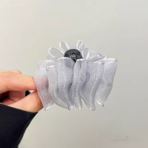 Lưới kẹp tóc nhỏ thời trang hàn quốc thanh lịch kẹp tóc Phụ kiện tóc cho cô gái ngọt ngào