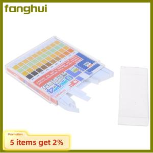 fanghui Phổ pH Kiểm tra giấy Dải kiểm tra axit mức độ kiềm đo đầy đủ phạm vi 0-14