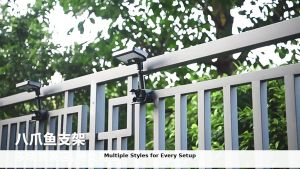 Solar Clip Light Outdoor With Motion Sensor And Remote Control 3 Lighting Modes Wall Fence Garden Street LED Lamp IP65 Waterproof[Fast Shipping]
