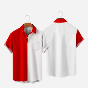 ALNI OFFICIAL STORE - KEMEJA KEMERDEKAAN VERTIKAL MERAH PUTIH TERBARU KEKINIAN HIGH QUALITY