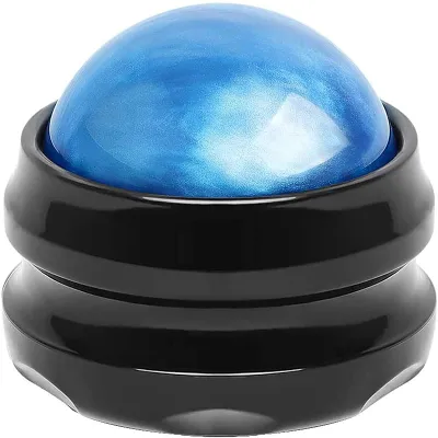 【Ready Stock】Manual Massage Roller Ball Massager and Therapy Tool for Sore Muscles Shoulders Arms Neck Back Feet Body Deep Tissue Joint Pain Stress Relief Blue Green