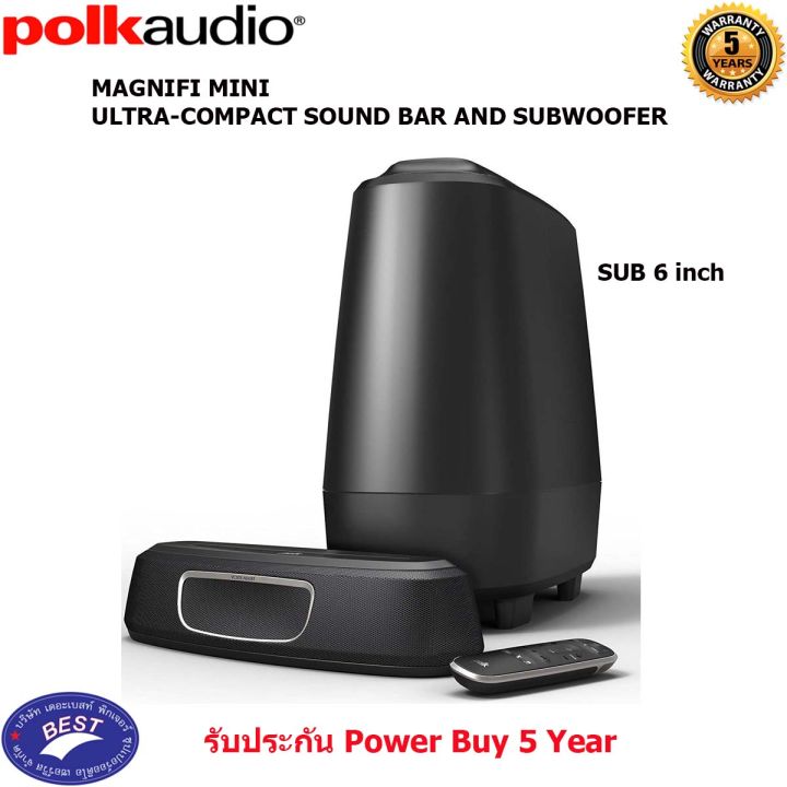 Polk Audio MagniFi Mini Home Theater Compact Sound Bar with Wireless