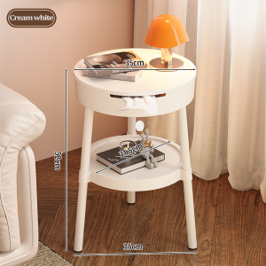 IMUTO 3-Layer Utility Trolley Cart Mobile Trolley Cart With Wheels Kitchen Organizer Rack Storage Storage Bedside Table