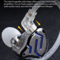 KZ ZSN Pro 2 Metal Earphones Super Linear Dynamic Coil Unit Hybrid Drive 1BA+1DD Headphone With 2PIN Detachable Cable Sport Game Noise Cancelling Headset HIFI Bass Music Monitor Earbuds. 