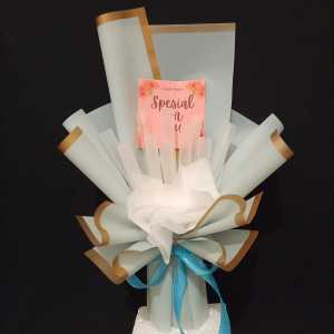 Buket Angpao - Lebaran - THR - Ampolop Angpao Lebaran IdulFitri Lucu dan Unik - Size M - Isi 10 Slot Wadah Uang