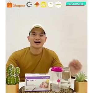 KITSUI Rilax Nite  15s x 15g  Ketenangan  Memberikan Tidur Lena  Mengurangkan Tekanan