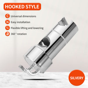 🇸🇬[SG Seller] Shower Stand Slider Bathroom Shower Slide Bar Shower Head Holder Shower Sliding Rod Stopper Shower Slider