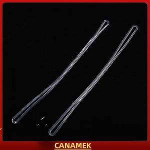 Miễn phí vận chuyển✨ 50pcs thẻ du lịch túi nhựa vòng trong suốt hành lý ID nhãn dây đeo chủ dây buộc du lịch xách tay phụ kiện