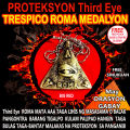 TRESPIKO ROMA MATA AAA  Pendant PANG KALAHATAN  PROTEKSYON Third Eye and 7 Archangel Pitong Arkangheles Angel Medalyon Pendant Necklace Complete Guide sa Oracion at Dasal  FREE 1pc. Sinukuan. 