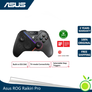 Original Asus ROG Raikiri Pro Built-in OLED Display Tri-mode Connectivity PC/Xbox Controller ESS DAC