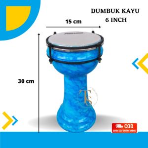 Termurah Calti Dumbuk Pinggang/ Darbuka Anak Mika 6 inch