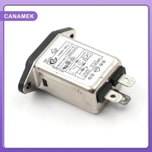 【CANAMEK】 1PCS EMI RFI Filter AC 250V 10A CW1D-10A-T Suppressor Power Line Noise Filter  0  0  0  0  0
