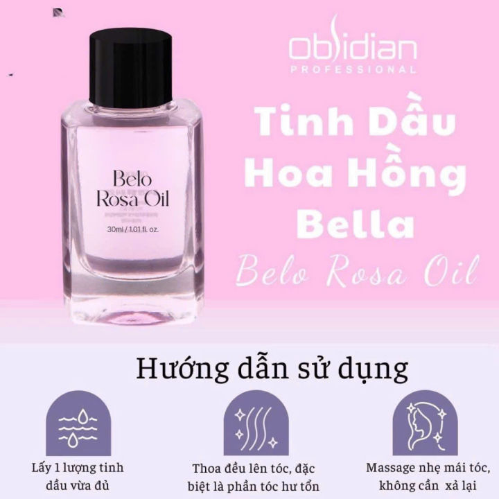 Tinh%20D%E1%BA%A7u%20Obsidian%20Belo%20Rosa%20Oil%20Hoa%20H%E1%BB%93ng%20Bella%20D%C6%B0%E1%BB%A1ng%20T%C3%B3c%20Si%C3%AAu%20B%C3%B3ng%20V%C3%A0%20M%E1%BB%81m%20M%C6%B0%E1%BB%A3t%20T%C3%B3c%2030ml%20-%20Image%202