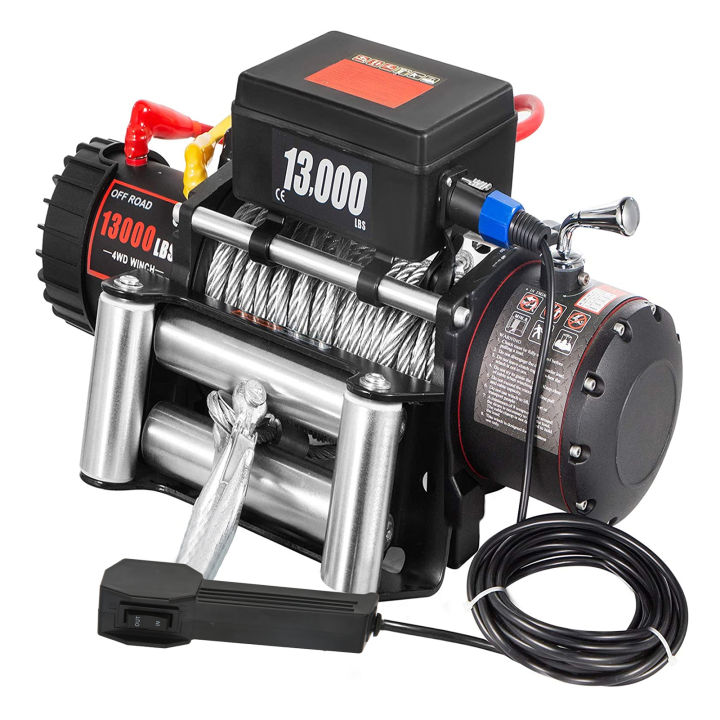 Winch Control Switch Waterproof Manual Durable Hand‑Held Electric Winch