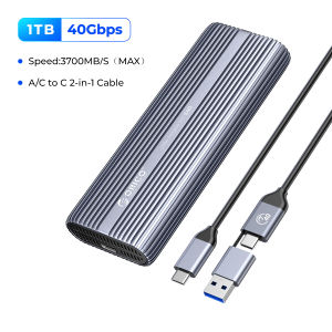 ORICO 3700 MB/giây cực kỳ di động SSD bên ngoài ổ cứng lưu trữ thể rắn 4TB 2TB 1TB Type-C Hợp kim nhôm pssd được xây dựng trong quạt tản nhiệt