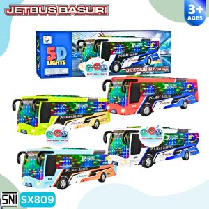 MM Mainan Mobil Jetbus Basuri 5D Light No.SX809