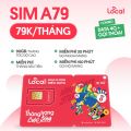 SIM HOT _ Sim 4G Local Mobifone A79 - Chỉ 79K/ tháng Có 3GB / 1 ngày + Miễn phí gọi nội, ngoại mạng. Miễn Phí 1 Tháng Đầu . FREESHIP - CHƯA KÍCH HOẠT. 