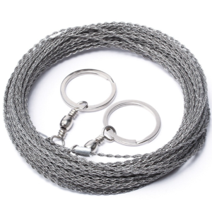 Multi-Purpose Outdoor Wire Rope Saw Duty Cutting Tool for Aquatic Plants Pond Weeds and Wood