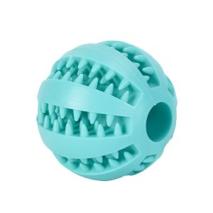 MUSCLEX Interactive Dog Toy Ball Bite-resistant Tooth Cleaning Chew Ball Fun Cute Pet Food Feeder