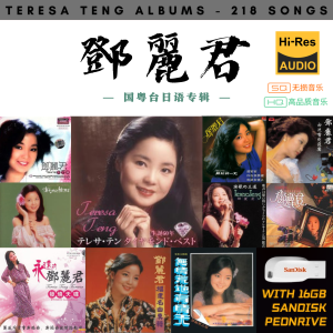 [170首] USB Pendrive Music 音乐USB 邓丽君国粤台日语专辑 mp3 超高音质 16gb 流畅播放 Teresa Teng Songs 车载音乐
