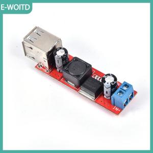 【E-WOITD】 DC-DC sạc USB kép DC 6V-40V 12V sang 5V 3A mô-đun chuyển đổi bước xuống LM2596