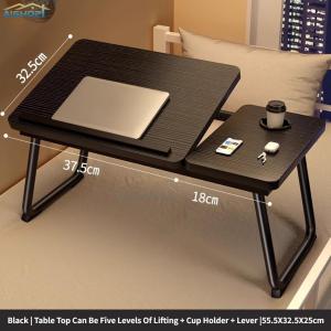 [SG Seller]Dormitory Laptop Desk Dormitory Small Table Laptop Portabl Computr Notbook Sofa Foldable Bedside Table