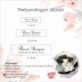 Stiker Bunga / Buket / Bouquet / Flower. 