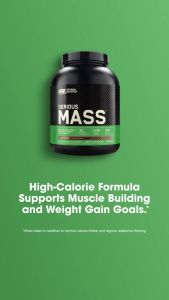 Optimum Nutrition Serious M 6lbs - ON Weight & M Gain Muscle Building Bulking & SizingMild and effective