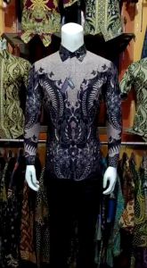 baju batik slimfit lengan panjang modern mewah terbaru arta batik
