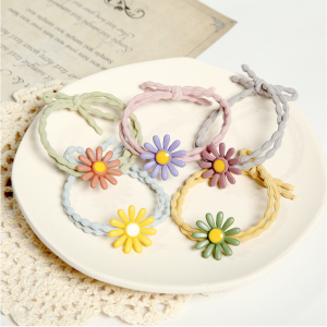 COMBO 10 DÂY CỘT TÓC HOA CÚC DAISY ( màu ngẫu nhiên )