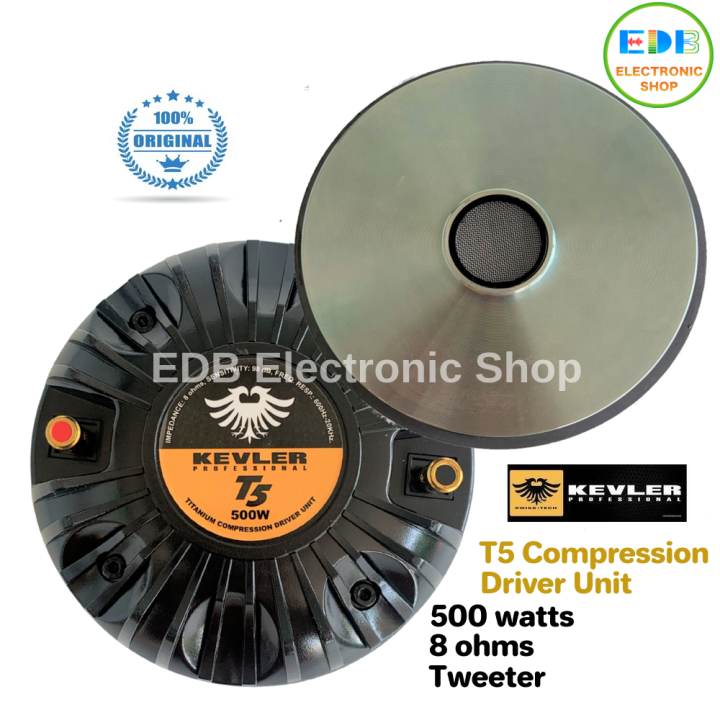 Original Kevler T5 Tweeter Compression Driver Unit 500watts 8ohms