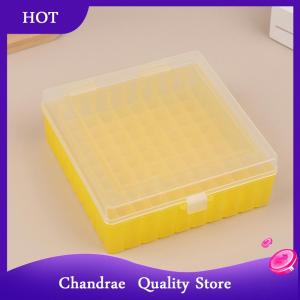 [Chandrae] 100 Holes Laboratory Plastic Tube Box Rack Use For 2ml 1.5ml 1.8ml Cryopreservation Tube With Connection Cover