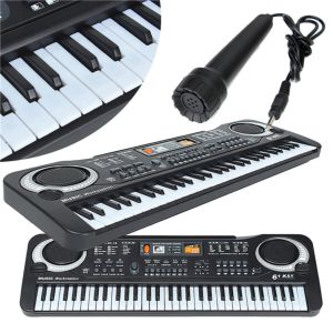 Đàn Piano điện tử Keyboard 61 Phím Kèm Mic cho bé Hàng Loại 1
