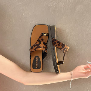 [Free Shipping] WomenS Summer Height-Increasing Flip-Flops With Wedge Heel Platform Sole And High-End Feel Waterproof And Thick-Soled Beach Sandals