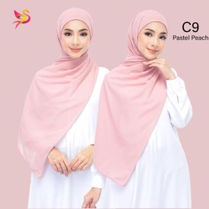 Shawl Inner Instant Tali Chiffon | 5 saat Dah Siap Pakai | By ISHA NUR