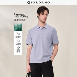 Giordano Men Women Lyocell Polo Shirt Free Shipping 01016465
