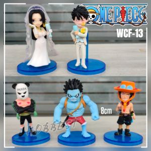 Action Figure WCF ONE PIECE set - Miniatur Pajangan Topper Kue Mainan Luffy WCI Big Mom Wano Kaido Boa Hancock