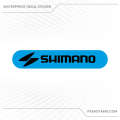 Shimano Logo Decal Sticker for Bikes 1.5 x 8.25 inches. 