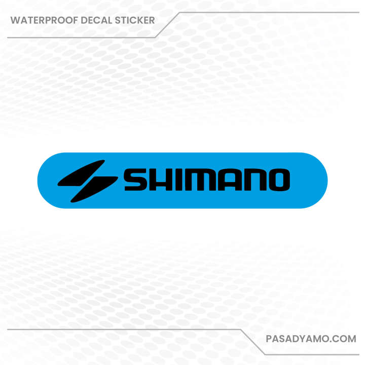 Shimano Logo Decal Sticker for Bikes 1.5 x 8.25 inches