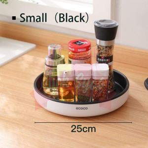 SyokSyok ECOCO 360 Rotating Storage Rack Multifunctional Seasoning Tray Soy Sauce Bottle Organizer Shelf 旋转收纳盘