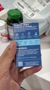 Vitamin D3 Drops Mommys Bliss 3.24ml - Hữu Cơ Siêu Sạch Cho Bé Sơ Sinh [Chính Hãng - Bay Air]
