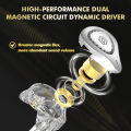 POPCORN BASS X9 PRO Earphone Surging Bass Dual Magnetic Drivers Headphone Type C Earbuds Bluetooth Pluggable Design DJ Headsets. 