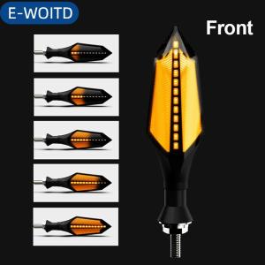 E-WOITD  8 mét Xe Máy Led bật đèn tín hiệu tuần tự chảy đèn flash chỉ số đèn