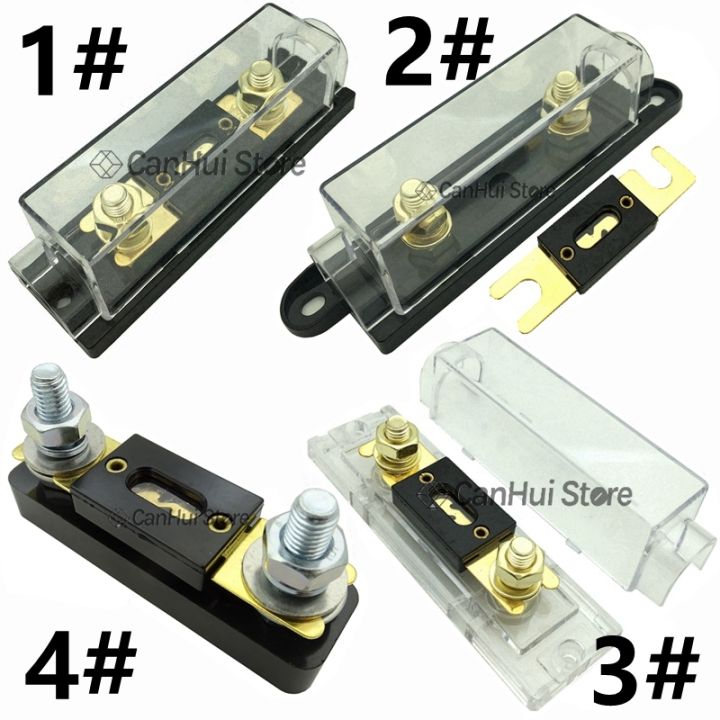 1set ANL Fuse Holder Bolton Fuse Automotive Fuse Holders Fusible Link with Fuse 40A 60 80 100